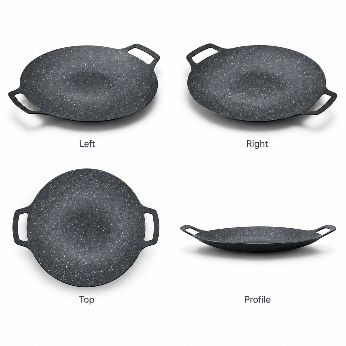 🍳 Frigideira Antiaderente Natural | Pedra Maifan (37 x 32 cm)