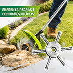Cabeça Universal para Roçadora — 6 Lâminas em Aço Inoxidável