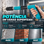 🎁 70% DE DESCONTO | Pistola de Pregos de Nova Geração para Todos os Tipos de Materiais + 50 Pregos Incluídos