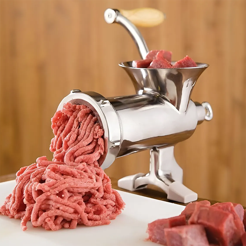 Moedor de Carne Manual com Enchideira — Faz Chouriço em Casa, Sem Esforço