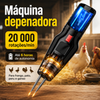 Depenador Elétrico — 60 Segundos por Ave