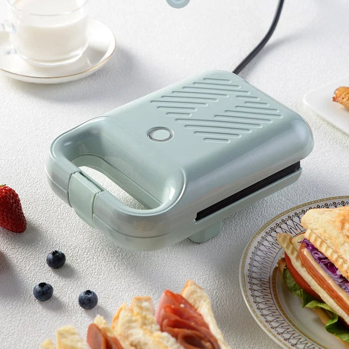[🎁70% DE DESCONTO] Máquina de fazer sanduíches compacta e antiaderente, com uma potência de 650 W