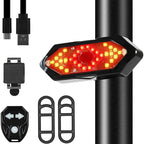 LUZ TRASEIRA PARA BICICLETA COM PISCAS SEM FIOS